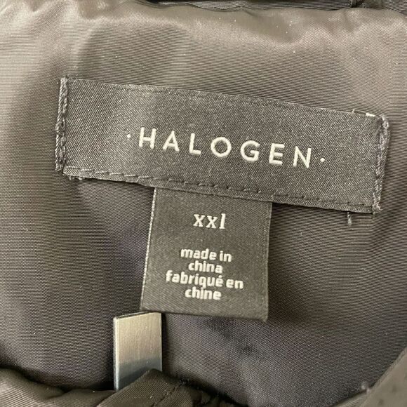 Halogen Hooded Cinch Waist Rain Jacket NWT Size XXL - Picture 8 of 8